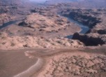 Portion of Gray Mesa in the foreground and the Great Bend of the San Juan River in the background. Lamont Crabtree Photo